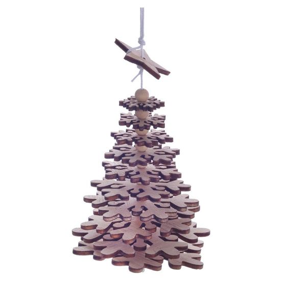 Украшение новогоднее &quot;Елка&quot;, L8 W8 H14 см, 4в.