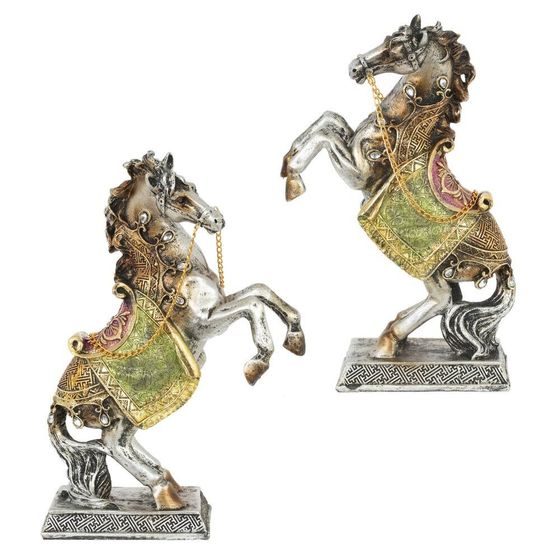 Фигурка декоративная "Лошадь, L17 W7 H24 см, 2в.