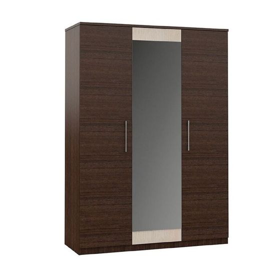 Шкаф 3-х дверный «Аврора», 1504 × 574 × 2118 мм, цвет венге / дуб молочный