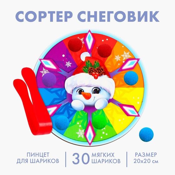 Сортер «Новый год! Снеговик»