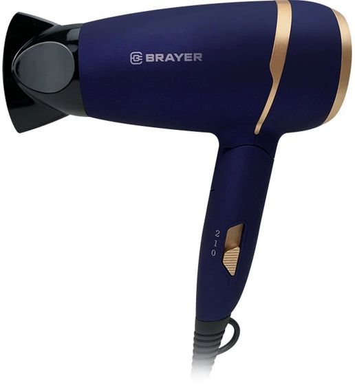 Фен Brayer BR3025 1400Вт синий