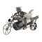Подставка для бутылки &quot;Мотоциклист&quot;, Д42 Ш14,5 В24 см