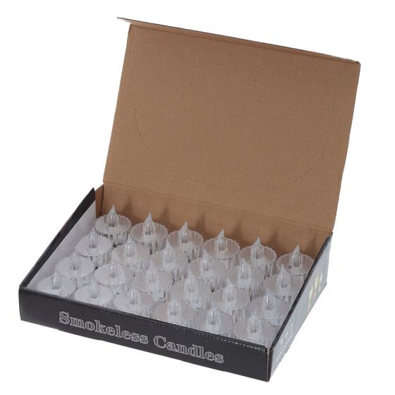 Изделие декоративное &quot;Свеча&quot; (подсветка, 3xLR54) (блок 24шт), L3,5 W3,5 H5 см