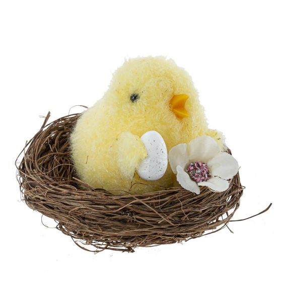 Изделие декоративное &quot;Гнездо пасхальное&quot;, L7 W7 H6 см, 2в.