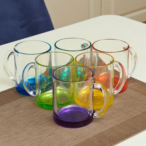 Кружка ЧАЙНАЯ 320мл лак микс