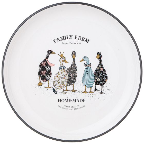 ТАРЕЛКА ОБЕДЕННАЯ LEFARD &quot;FAMILY FARM&quot; 25,5*3 СМ (КОР=12ШТ.)