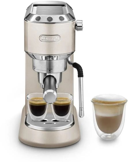 Кофеварка рожковая DeLonghi EC885.BG 1300Вт бежевый