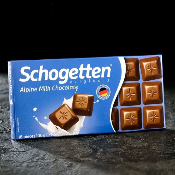 Шоколад Schogetten Alpine Milk Chocolate, 100 г