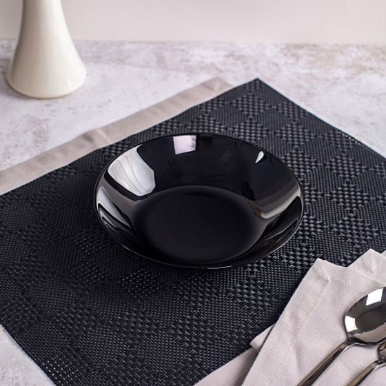 Столовый набор ДИВАЛИ БЛЭК&ГРАНИТ 19 предметов