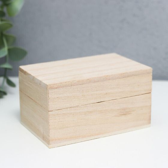 !09 Шкатулка дерево под роспись "Прованс" 4,7х8,5х5,5 см