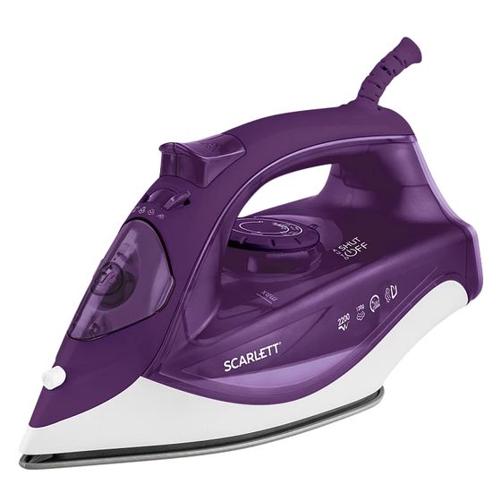 Утюг Scarlett SC-SI30K51 2200Вт фиолетовый/белый