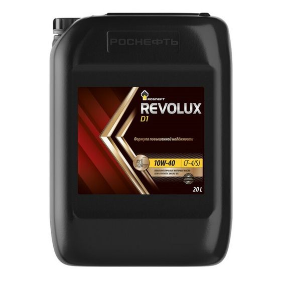 Масло моторное РосНефть Revolux D1 10/40, CF-4/SJ, полусинтетическое, 20 л