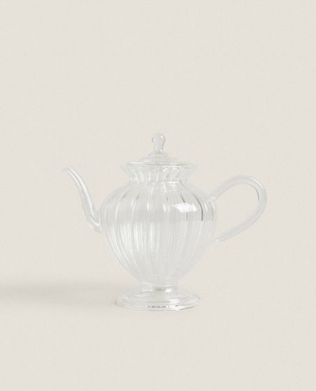 Borosilicate glass teapot