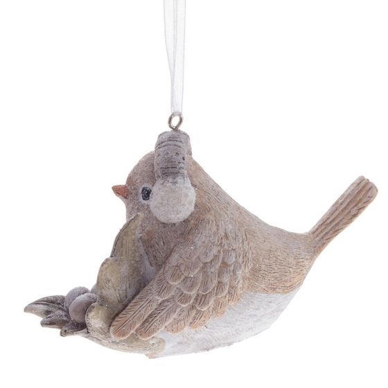 Фигурка декоративная "Птичка", L7 W8 H8 см, 3в.