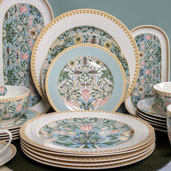 Тарелка суповая FLOWERS 21.8см