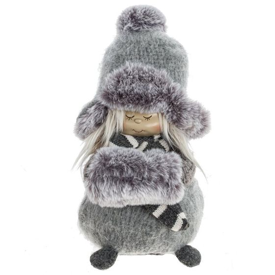 Игрушка набивная &quot;Девочка&quot;, L12 W14 H23 см, 2в.