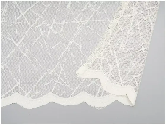 !09 Штора с выжженным узором "Линия" 150x250 см