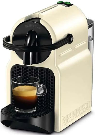 Кофемашина DeLonghi Nespresso EN80.CW 1260Вт бежевый/черный