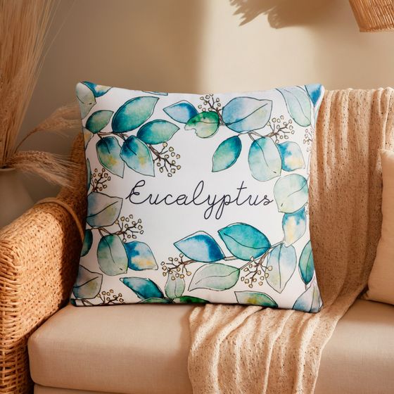 Подушка Этель &quot;Eucalyptus&quot; 40х40 см, 100% п/э