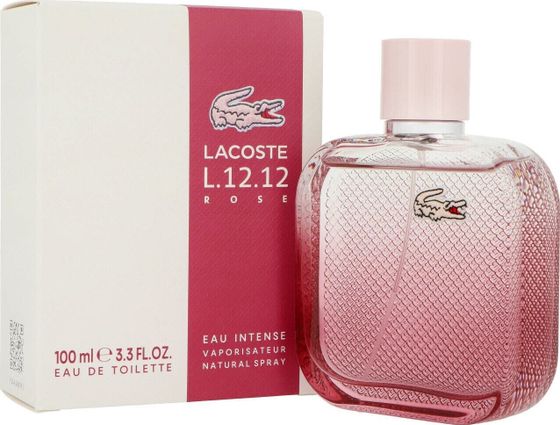 Lacoste Lacoste, L.12.12 Rose Intense, туалетная вода, для женщин, 100 мл для женщин