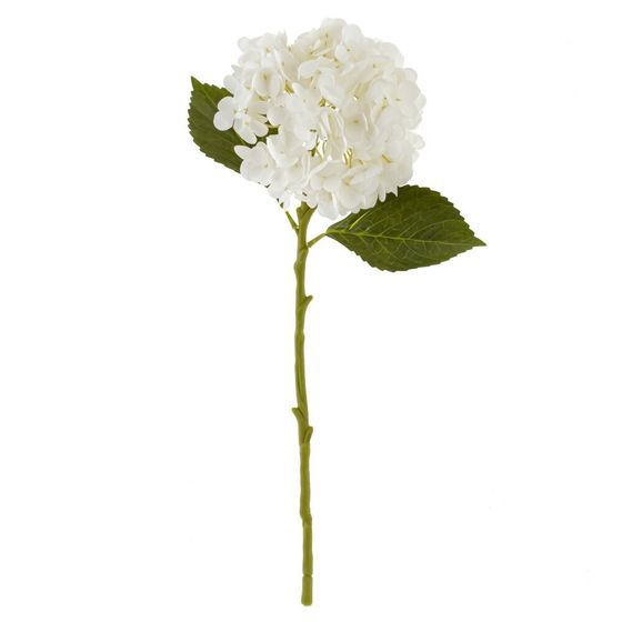 Цветок искусственный "Гортензия" (Real Touch), L21 W17 H48 см
