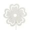 Изделие декоративное (вставка) "Цветок" (8*0,1*7,5) (блок 24шт), L8 W0,1 H28 см