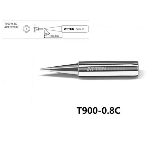 Паяльное жало Atten T900-0.8C