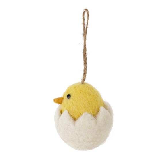 Изделие декоративное подвесное &quot;Цыпленок&quot;, L6 W6 H7 см