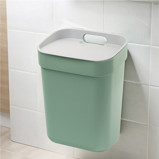 Контейнер для мусора READY TO COLLECT зеленый/светло-серый 10л