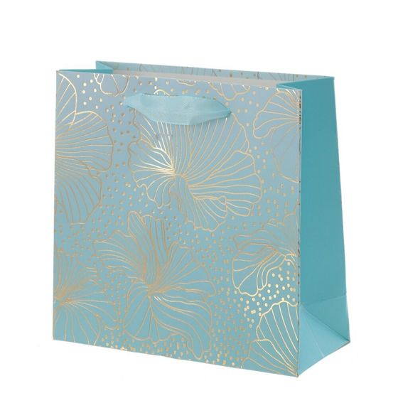 Пакет подарочный (бумага 210г/м2, блок микс 12шт), L15 W6 H14,5 см, 4в.