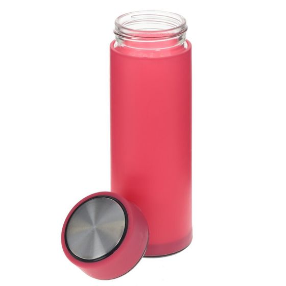 Бутылка, 450 мл, L6,5 W6,5 H19 см, дизайн микс