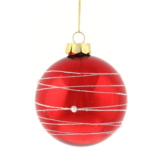 Украшение новогоднее Шар &quot;Веселые ребята в красном&quot;, D 8 см, L8W8H8см