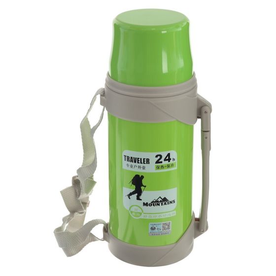 Термос, 800 мл, L14 W10 H27 см, дизайн микс