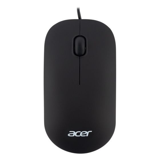 Мышь Acer OMW122 черный оптическая (1200dpi) USB (3but)