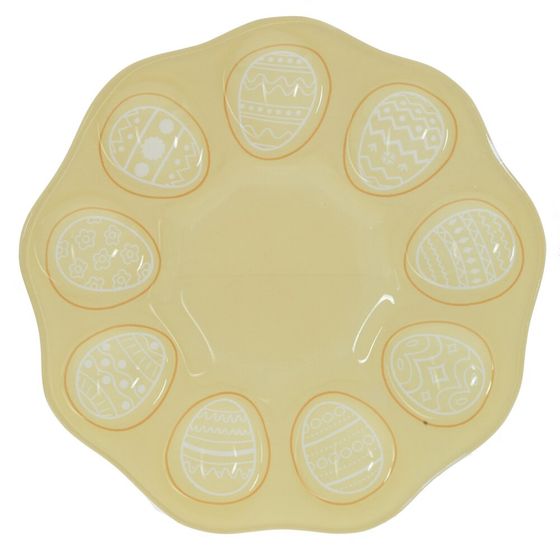 Тарелка для 9-ти яиц, L19,5 W19,5 H1 см