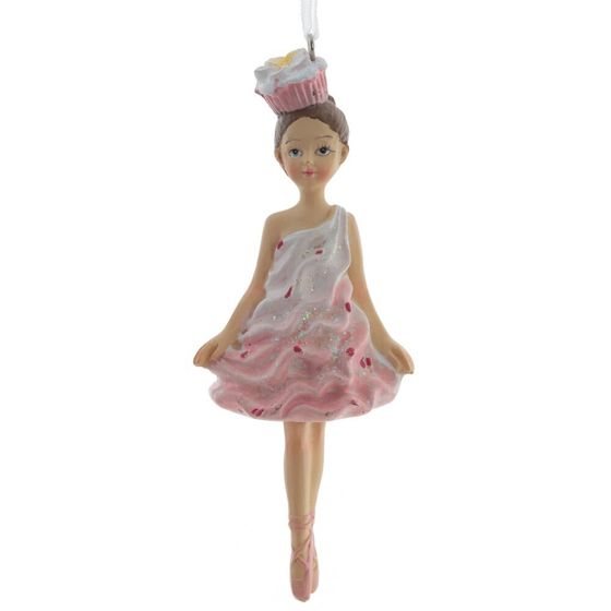 Фигурка декоративная подвесная &quot;Девочка&quot;, L4 W2,5 H11,5 см, 2в.
