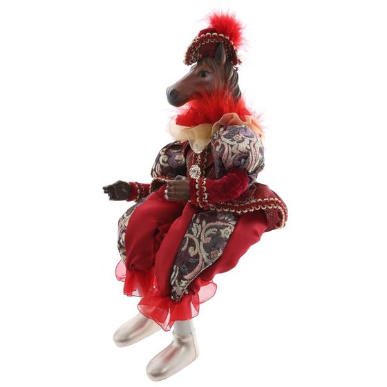 Игрушка набивная  &quot;Лошадь&quot;, L18 W11 H42/23 см