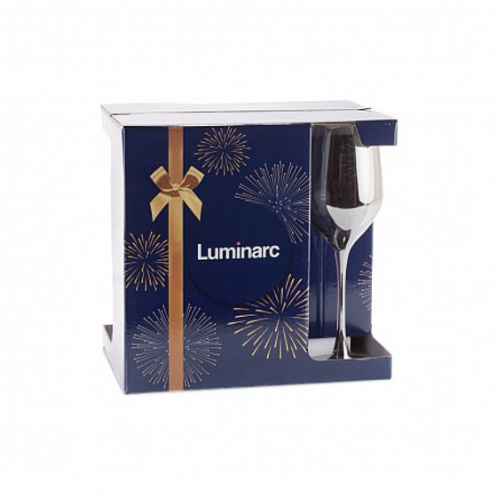 Бокал для вина СЕЛЕСТ 270мл СИЯЮЩИЙ ГРАФИТ 6шт