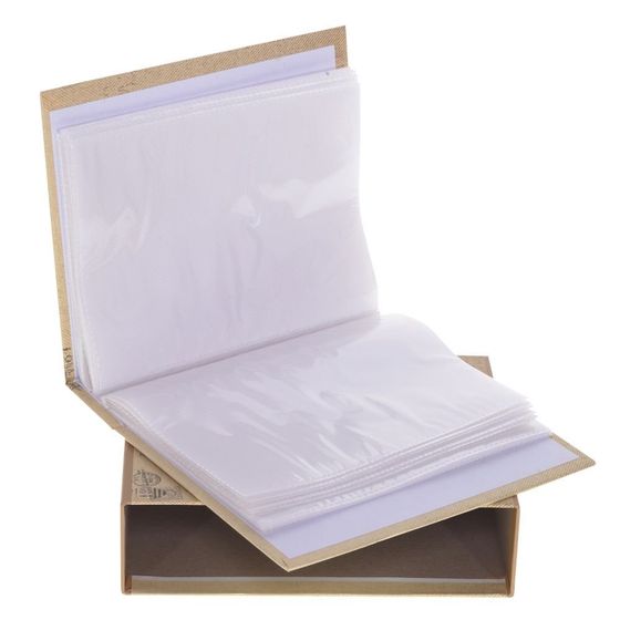 Фотоальбом для 40 фото 10*15, Д14 Ш4,5 В17 см, 4в.