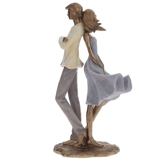 Фигурка декоративная "Влюбленная пара", L14 W9 H25,5 см