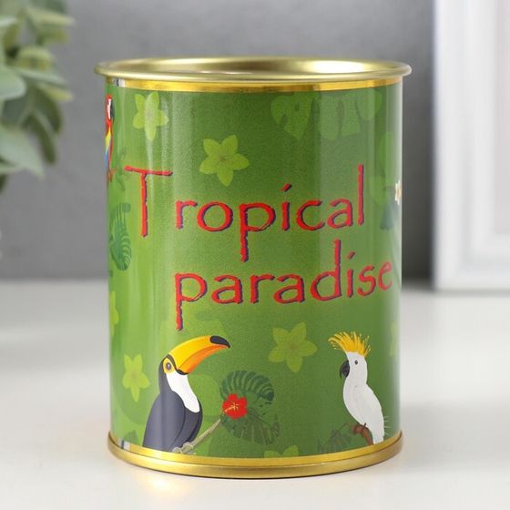 Копилка-банка металл &quot;Tropical paradise&quot;