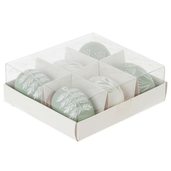 Набор из 6-ти изделий декоративных подвесных "Яйцо" (3,5*5,5), L15 W13 H5 см