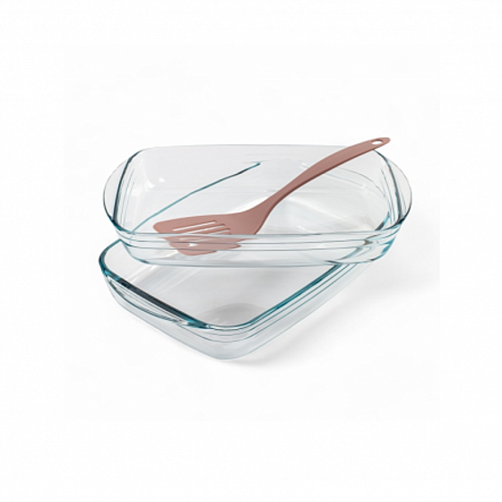 Набор посуды для запекания и выпечки 3пр с лопаткой LUNAR