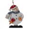 Изделие декоративное подвесное &quot;Снеговик&quot;,L7,5 W0,5 H9 см, 2в.