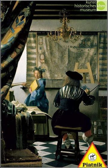 Piatnik Vermeer, Alegoria malarstwa, 1000 elementów (77842)