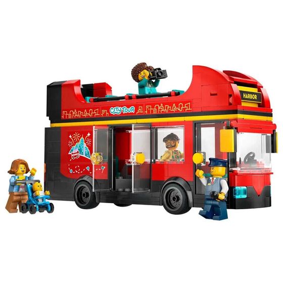 LEGO Красный двухэтажный туристический автобус Игра-конструктор