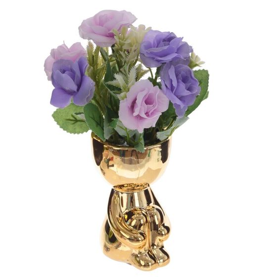 Цветочная композиция &quot;Розы&quot;, L11 W11 H19 см, 4в.