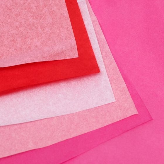 !Бумага тишью 6 листов палитра №1, "МИКС", 50 х 66 см