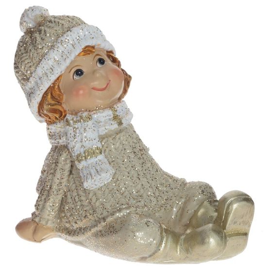 Фигурка декоративная &quot;Мальчик/Девочка&quot;, L7,5 W5 H5,5 см, 2в.