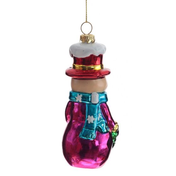 Украшение новогоднее &quot;Снеговик&quot;, L5 W4 H12,5 см